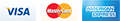 Visa, Mastercard, American Express